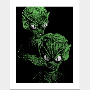 Saucer Men Posters and Art